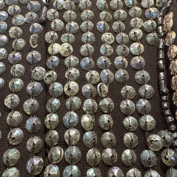 ASOS Sequin Dress in Black and Gold - Picture 13 of 16